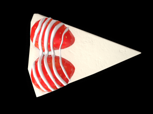RedVelvetCakePiece 3D Model