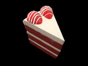 RedVelvetCakePiece 3D Model