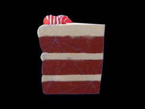 RedVelvetCakePiece 3D Model