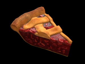 RhubarbPiePiece 3D Model