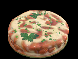 SalmonTartarCircle 3D Model