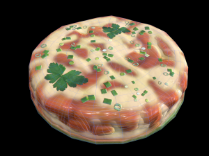 SalmonTartarCircle 3D 모델
