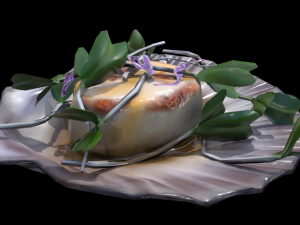 ScallopCitrusSprouts Model 3D