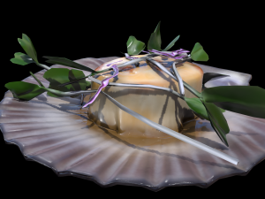 ScallopCitrusSprouts Model 3D