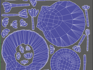 ScallopCitrusSprouts Model 3D