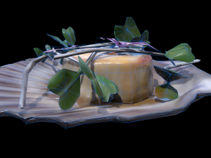 ScallopCitrusSprouts Model 3D