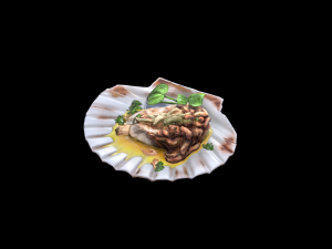 ScallopGrilledButter 3D 模型