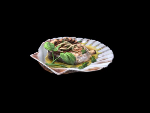 ScallopGrilledButter 3D Model