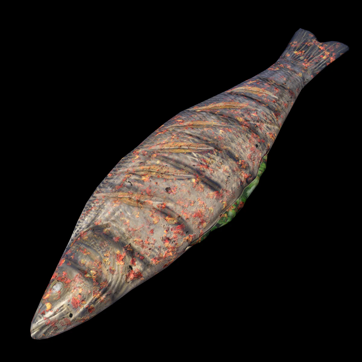 SeaBassCoriander 3D Model .c4d .max .obj .3ds .fbx .stl .blend 
