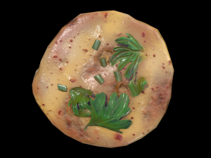 ScallopGarlic 3D Modell