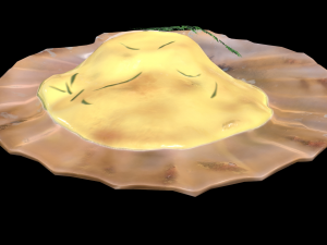 ScallopGratin Modelo 3D