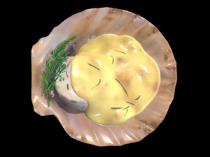 ScallopGratin 3D Model