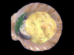 ScallopGratin Modelo 3D