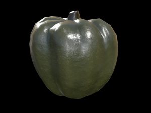 Squash Acorn 3D Model