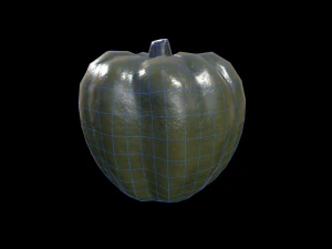 Кабачок Жолудь 3D Модель