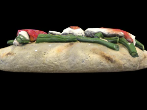 Tlacoyo 3D Model