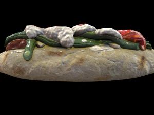 Tlacoyo 3D Model