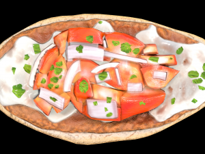 TomatoMollete Modelo 3D