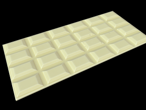 WhiteChocolateBar 3D Model