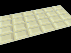 WhiteChocolateBar Modelo 3D