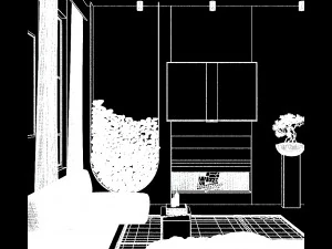Bedroom Scene-1 3D Model