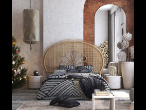 Bedroom Scene-1 3D Model
