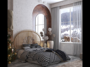 Bedroom Scene-1 Model 3D