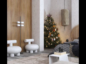 Bedroom Scene-1 3D Model