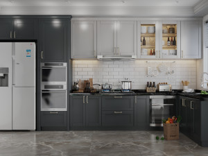 Kitchen Scene-3 3D Model