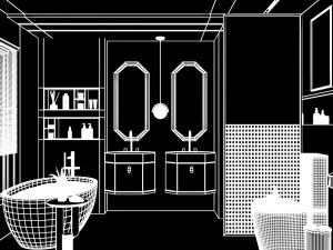 Bathroom-3 3D Model