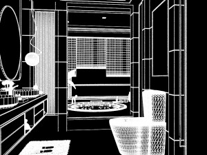 Bathroom-1 3D Model