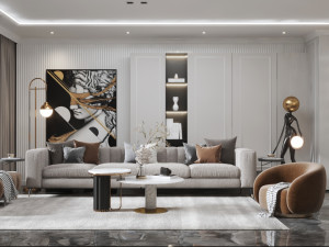 Living Room-1 3D 모델