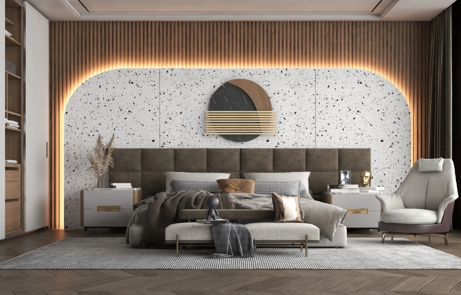 Bedroom Scene-2023 3D Model .c4d .max .obj .3ds .fbx .stl .blend