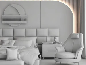 Bedroom Scene-2023 3D Model
