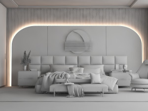 Bedroom Scene-2023 Modelo 3D