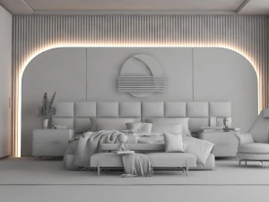 Bedroom Scene-2023 3D Model