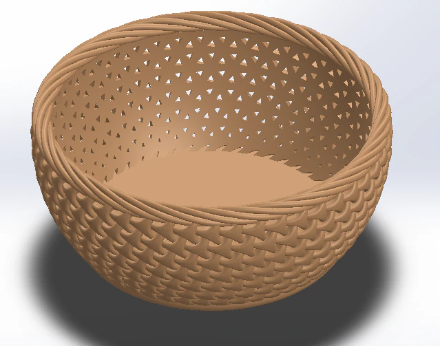 Fruits Basket 3D Model .c4d .max .obj .3ds .fbx .stl .blend 