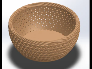 Cesta de frutas Modelo 3D
