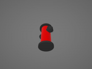 LowPoly Fire Hydrant Modèle 3D