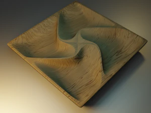 3D MODEL STL FILE SERVING TRAY-1 FOR CNC ENGRAVING MACHINE 3D Print Model