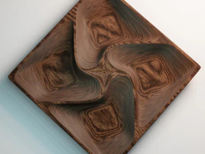 3D MODEL STL FILE SERVING TRAY-1 FOR CNC ENGRAVING MACHINE 3D Print Model