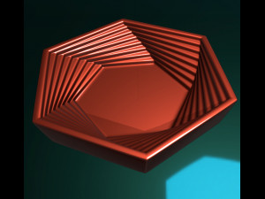 3D MODEL STL FILE SERVING TRAY-2 FOR CNC ENGRAVING MACHINE 3D प्रिंट मॉडल