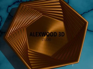 3D MODEL STL FILE SERVING TRAY-2 FOR CNC ENGRAVING MACHINE 3D Print Model