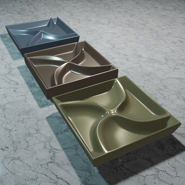 3D MODEL STL FILE SERVING TRAY-11 FOR CNC ENGRAVING MACHINE 3D Принт Модель .c4d .max .obj .3ds .fbx .stl .blend 