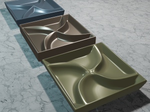 3D MODEL STL FILE SERVING TRAY-11 FOR CNC ENGRAVING MACHINE Modelo de Impressão 3D