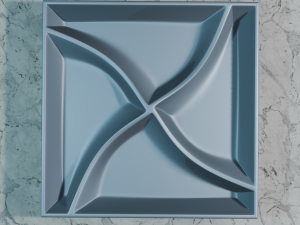 3D MODEL STL FILE SERVING TRAY-11 FOR CNC ENGRAVING MACHINE 3D Принт Модель