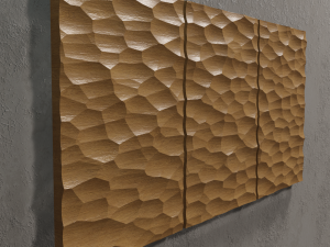 3D MODEL OF A DECORATIVE WALL PANEL FOR A CNC MILLING MACHINE 3D Print Model