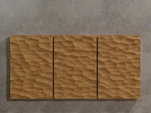 3D MODEL OF A DECORATIVE WALL PANEL FOR A CNC MILLING MACHINE 3D Print Model