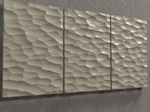 3D MODEL OF A DECORATIVE WALL PANEL FOR A CNC MILLING MACHINE Model do druku 3D