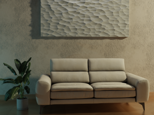 3D MODEL OF A DECORATIVE WALL PANEL FOR A CNC MILLING MACHINE Model do druku 3D